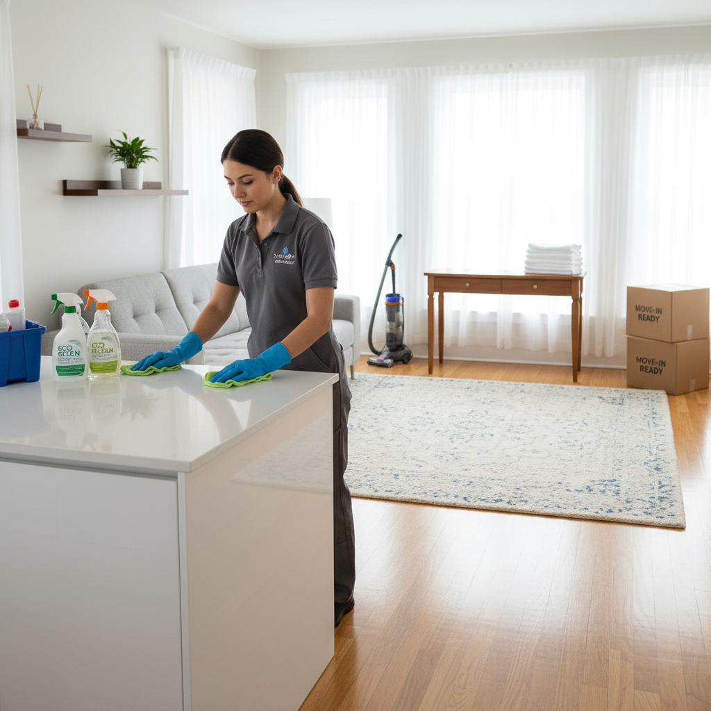 Preparing a home interior for move-in